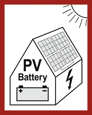 Produktbild von Dreifke® Schild, Hinweis auf eine PV-Anlage mit Batteriespeicher, Alu, 200x25...