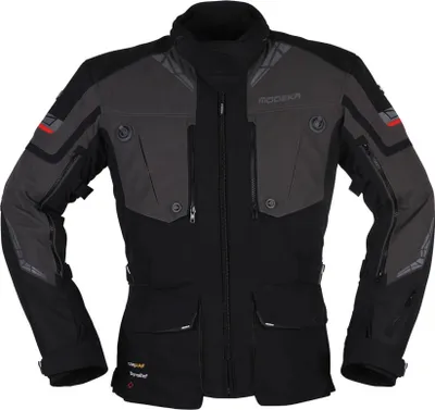 Produktbild von Modeka Panamericana 2 Motorrad Textiljacke, schwarz/grau, 2XL