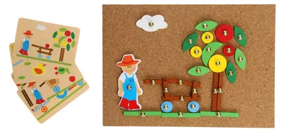 Produktbild von Hamertje Tik Bauernhof Holz-Bauset kreatives Spielzeug Bauernhof