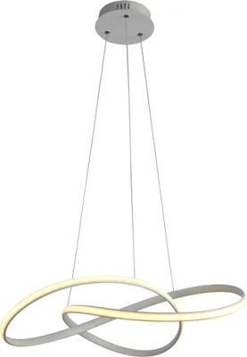 Image de Italux Consa Lampe suspendue LED blanche 40 W 50 cm IP23