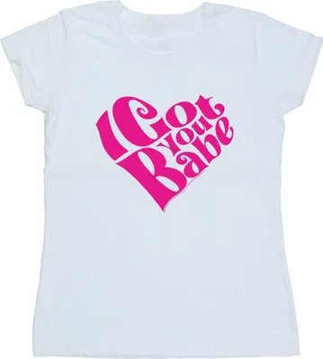 Produktbild von Sonny & Cher - "I Got You Babe" T-Shirt für Damen BI37797 (S) (Weiß)