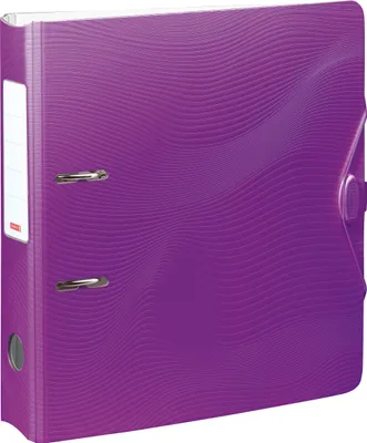 Image de BRUNNEN 102043760 BRUNNEN WAVE Ordner purple Kunststoff 7,0 cm DIN A4