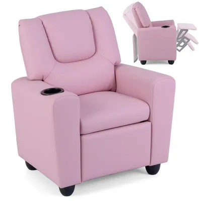 Productafbeelding van FANTASK kinderfauteuil, relaxfauteuil met relaxfunctie, verstelbare rugleuning &