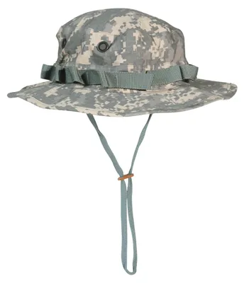 Produktbild von Mil-Tec US GI Dschungelhut - Klassischer Boonie Hat aus 100% Baumwolle - Taktischer Buschhut mit Ripstop-Gewebe - Outdoor Sonnenhut mit Kinnriemen & B