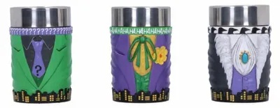 Image de DC Comics Verres à liqueur Batman Super-Villains pack de 3