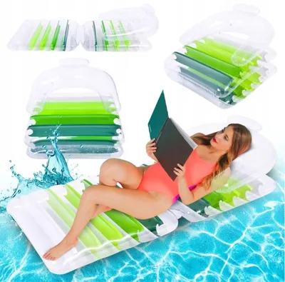 Zdjęcie produktu dla Leżak wodny dmuchany fotel Jilong 180x79x48 cm na basen i jezioro