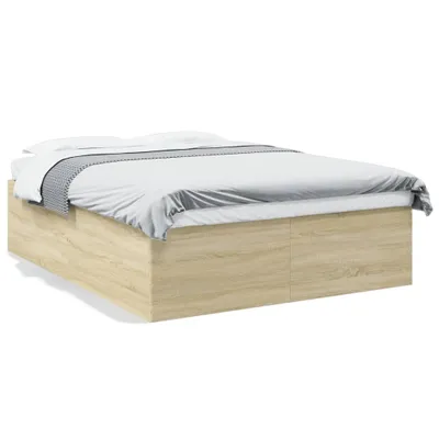 Immagine prodotto di vidaXL Struttura letto rovere Sonoma 160x200 cm materiale a base di legno