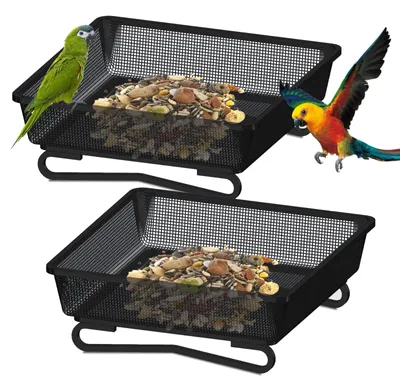 Image de 2 distributeurs de nourriture pour oiseaux - Pour les oiseaux sauvages, les mésanges et les écureuils