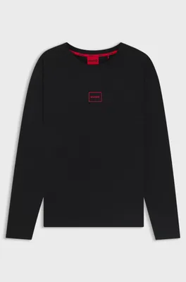Produktbild von Hugo 50525229-001 Herren-Langarmshirt in Schwarz