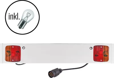 Produktbild von Anhänger Beleuchtungsbalken, E11 Homologation, 1 Meter Anschlusskabel, 7-polig