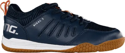 Produktbild von Salming Rival 2 JR Indoor Handballschuhe Hallenschuhe Sportschuhe blau/weiß/orange 1234040-0433, Schuhgröße:31 EU