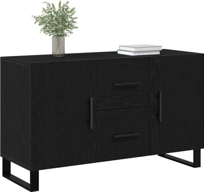 Zdjęcie produktu dla vidaXL Kredens o wyglądzie czarnego dębu 100 x 36 x 60 cm materiał drewnopochodny