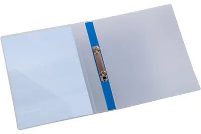 Produktbild von Eichner Präsentationsringbuch 2-Ringe blau-transparent