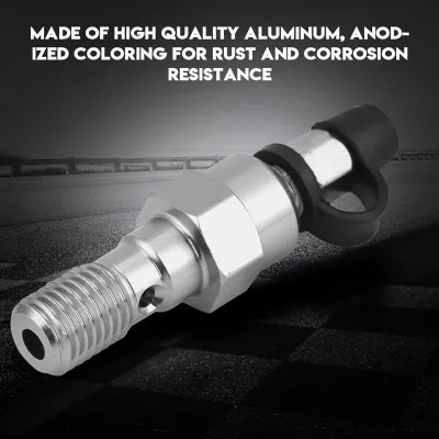 Zdjęcie produktu dla Śruba Banjo, śruba odpowietrzająca, śruba odpowietrzająca M10x1.25mm, śruba odpowietrzająca Banjo, zacisk hamulcowy motocykla, złączka Banjo Bolt