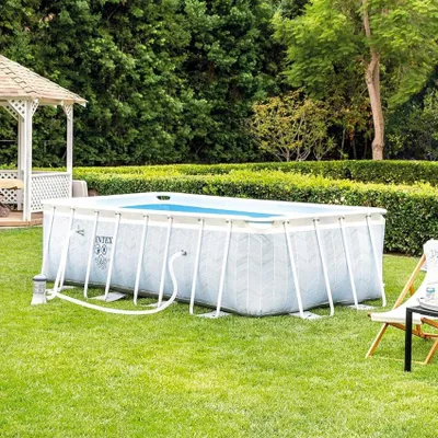 Produktbild von Rahmen-Gartenpool 400 x 200 x 100 cm 4-in-1 INTEX 26780