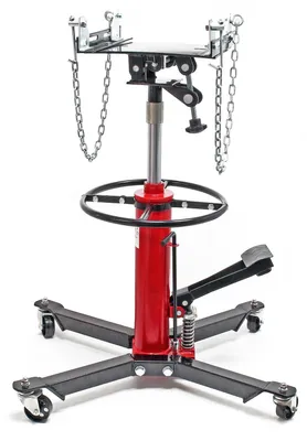 Zdjęcie produktu dla Podnośnik do skrzyni biegów - Mobilny - Wysokość 870 do 1790 mm - Nośność 500 kg - Pedał