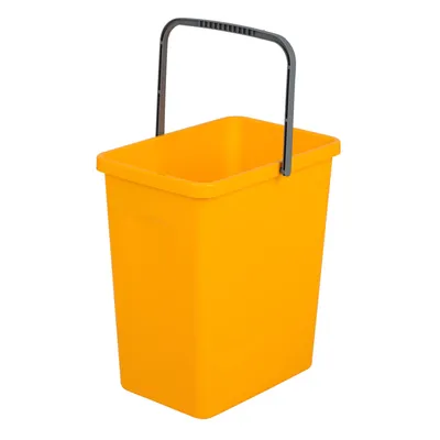 Zdjęcie produktu dla BranQ 1309 1x Kosz na śmieci żółty Sortowanie Recykling Ekologiczny kosz do przechowywania