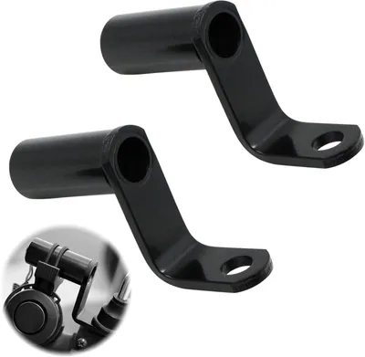 Productafbeelding van Stuurverlenger houder - Set van 2 - Aluminium - Voor lamp, spiegel en teller
