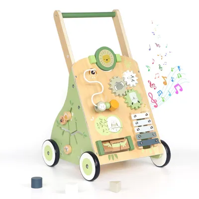 Zdjęcie produktu dla Chodzik drewniany 9 w 1, zabawka Montessori, dla dzieci od 12 miesiąca życia