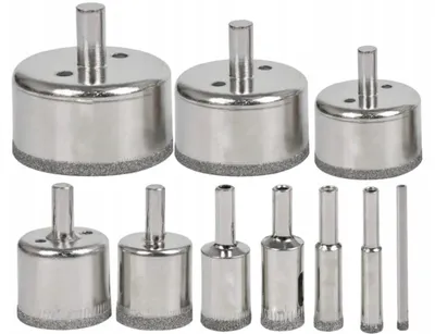 Obrázek produktu pro Vorfal Diamantová korunka na dlaždice sklo sada 6-68mm