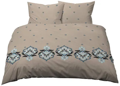 Immagine prodotto di Set di lenzuola in cotone, composto da 3 pezzi, color beige, dimensioni 200x200 cm