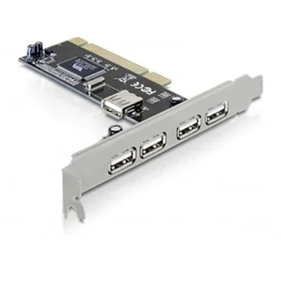 Obrázok produktu pre Logilink PCI Schnittstellenkarte USB 2.0 4+1x