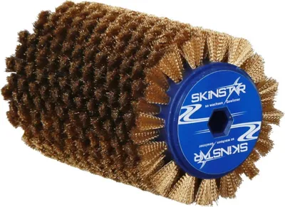 A close-up, studio shot of a wire brush roller.