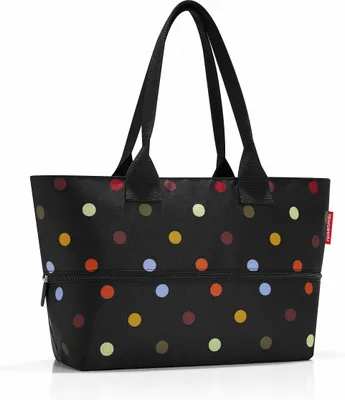 Produktbild von reisenthel Shopper e1 Dots schwarz
