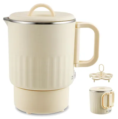 Produktbild von Elektrischer Wasserkocher, Kompaktes Design, Effizientes Heizen, WEISS