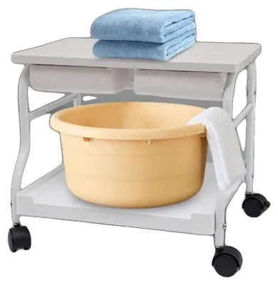 Immagine prodotto di Carrello per pedicure, design portatile, funzioni multifunzionali, BIANCO