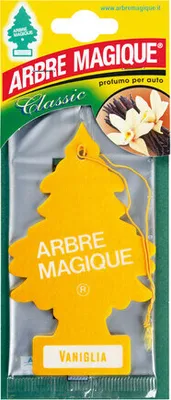 Obrázok produktu pre ARBRE MAGIQUE 8001365055300, Auto, Žltá, Vanilka, 4 g, 80 mm, 187 mm