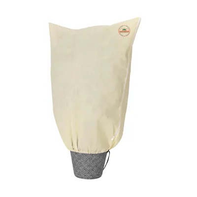 Produktbild von GARDEBRUK® Kübelpflanzensäcke 120x180 cm 70g/m² Reißverschluss Garten Frostschutzhaube Winterschutz für Pflanzen Pflanzenschutzvlies Beige
