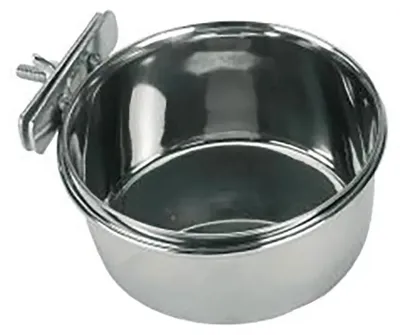 Immagine prodotto di KERBL Edelstahlnapf Napf mit 300 ml Wanne Schraubbefestigung 83970