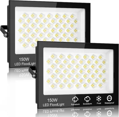 LED-Bauleuchte 150 W 15.000 lm IP65 6500 K Außen