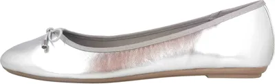 Produktbild von Fitters Footwear Claudia Ballerinas in Übergrößen Silber 2.514361 Silver Metallic große Damenschuhe