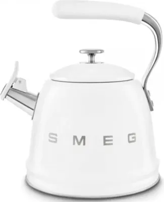Obrázek produktu pro Kotel na vodu Smeg CKLW2001WH, 2.3 l, indukce, rukojeť nezahřívající se, nerezová ocel, bílá