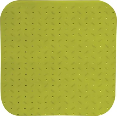 Immagine prodotto di MSV premium tappetino da doccia tappetino da bagno tappetino da bagno antibatterico antiscivolo con ventose - verde - profuma di rose - circa 54 x 54 cm - lavabile a 60° gradi