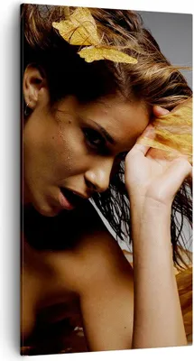 Produktbild von Bild auf Leinwand - Leinwandbild - Frau Pose Tanzen - 55x100cm - Wand Bild - Wanddeko - Wandbilder - Leinwanddruck - Bilder - Kunstdruck - Wanddekoration - Leinwand bilder - Wandkunst - PA55x100-2524