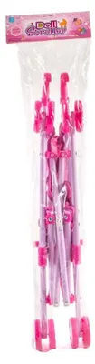 Produktbild von Jonotoys Puppenbuggy rosa Herzen Kinderwagen Spielzeug