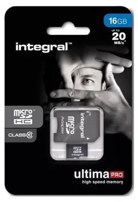 Image de Microsdhc 16gb V10 Full Hd - Integral