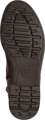 Produktbild von Tamaris Damen Stiefelette mit Nieten und schaftumspielender Schnürung 1-25133-45, Größe:39 EU, Farbe:Braun