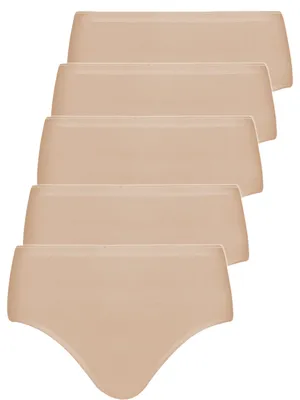 Produktbild von Damen Taillenslip 5er Pack Single Jersey von POMPADOUR