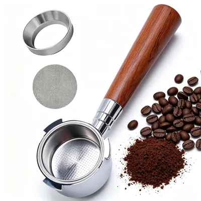 Immagine prodotto di Portafiltro senza fondo per macchine da caffè espresso, diametro 54 mm