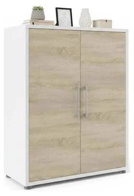 Immagine prodotto di Dmora Credenza Warszawa 40x89x113h cm Bianco, Apertura Battente 2 Ante
