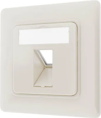 Produktbild von hb-digital Netzwerkdose 1 Port Daten Dose RJ45 Unterputz RAL 9010