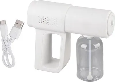 Image de Aérographe électrique pour le corps et le visage - Appareil de pulvérisation et de vaporisation portable, maniable et rechargeable.