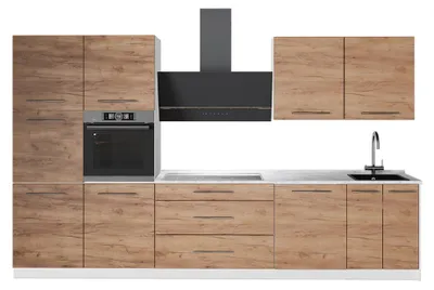 Image de Cuisine Vicco Fame-Line Chêne de force doré 340cm sans PT, Model 62965