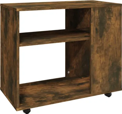Zdjęcie produktu dla vidaXL Stolik boczny dąb wędzony 70x35x55 cm materiał drewnopochodny