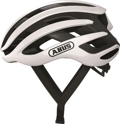 Produktbild von ABUS Rennradhelm AirBreaker - High-End Fahrradhelm für den professionellen Radsport - für Jugendliche und Erwachsene - Helm für Damen und Herren - Weiß, Größe M