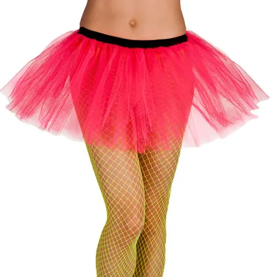 Produktbild von 80er Party Tutu Rock neon-pink